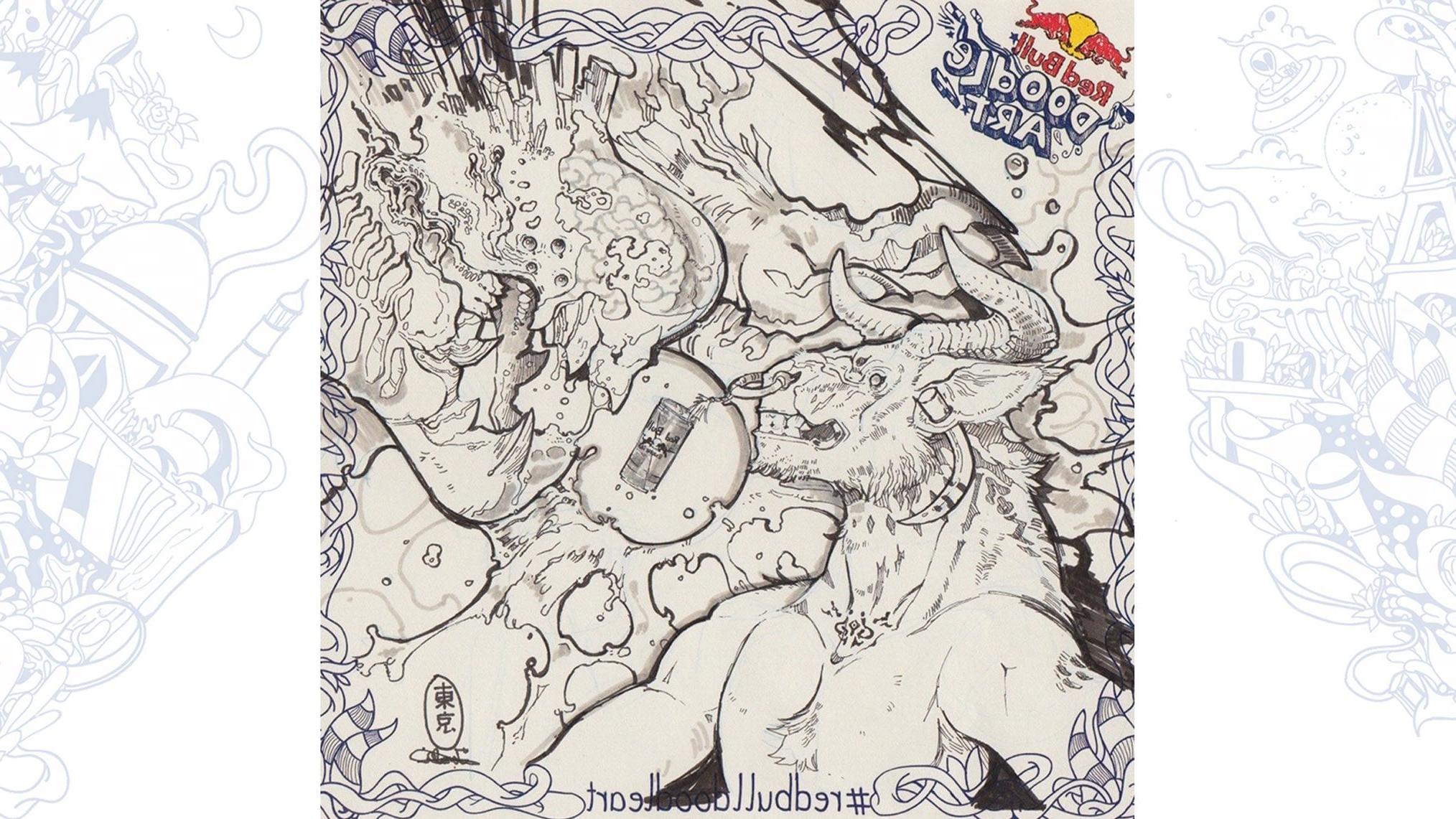 Full Sail Student Selected as Finalist in Red Bull Doodle Art Competition - Hero image 